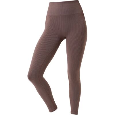 Björn Borg Womens Mauve Brown Footless Tights - Leggings - Seamless Ribbed - Sport & Casual Björn Borg Womens Mauve Brown Footless Tights - Leggings - Seamless Ribbed - Sport & Casual