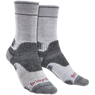 Bridgedale Trekker Merino Wool Hiking Socks - Grey - Women Bridgedale Trekker Merino Wool Hiking Socks - Grey - Women