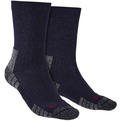 Bridgedale Lichtgewicht Merino Wol Wandelsokken voor Heren - Navy / Grijs - UK 12-15 Bridgedale Lichtgewicht Merino Wol Wandelsokken voor Heren - Navy / Grijs - UK 12-15