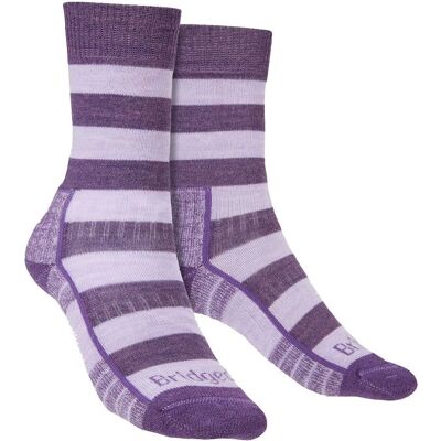 Bridgedale Womens Hiking Lightweight Merino Socks - Lilac / Purple - Size 5-6.5 Bridgedale Womens Hiking Lightweight Merino Socks - Lilac / Purple - Size 5-6.5
