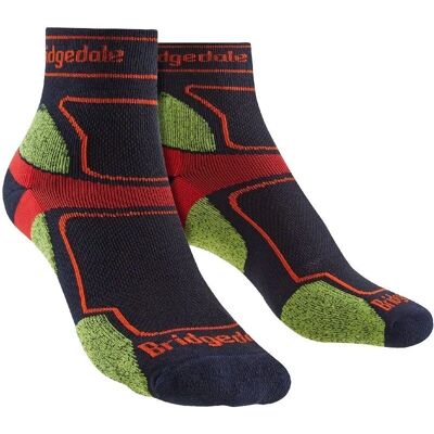 Bridgedale Heren Trail Running Ultralight T2 Coolmax Sokken - Navy Bridgedale Heren Trail Running Ultralight T2 Coolmax Sokken - Navy