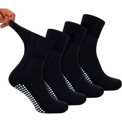 Dr.Socks - Bamboo Diabetic Socks - Zwart - Kort - Sokjes Dr.Socks - Bamboo Diabetic Socks - Zwart - Kort - Sokjes