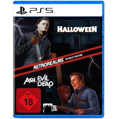 Halloween & Ash vs Evil Dead: Double Fonction RetroRealms - PS5 - Publicité Halloween & Ash vs Evil Dead: Double Fonction RetroRealms - PS5 - Publicité