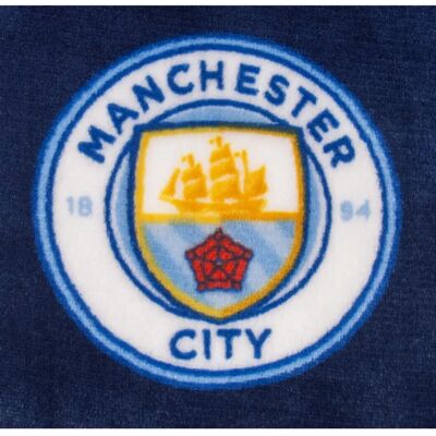 Manchester City FC - Boys Hooded Fleece Dressing Gown Manchester City FC - Boys Hooded Fleece Dressing Gown