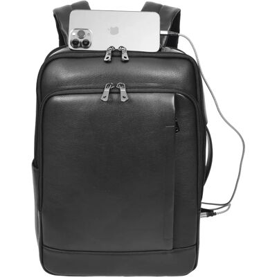 House Of Leather - Ryder - Black - Large - Backpack House Of Leather - Ryder - Black - Large - Backpack