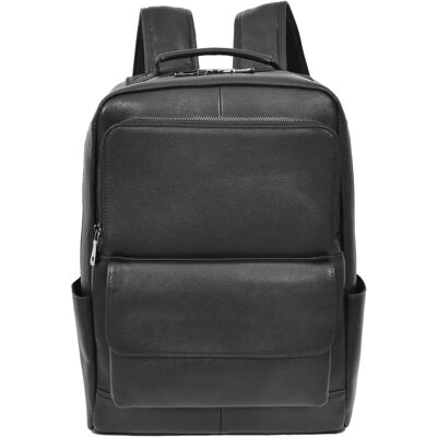 House Of Leather Clifton Black Real Leather Backpack House Of Leather Clifton Black Real Leather Backpack