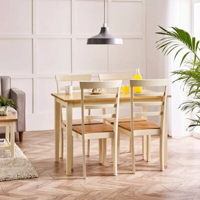 Furniturebox Uk Salcombe Small Rectangular Wooden Table - Furniture Furniturebox Uk Salcombe Small Rectangular Wooden Table - Furniture
