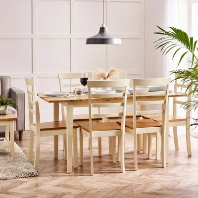 Furniturebox Uk Salcombe Large Rectangular Wooden Table - Furniture Furniturebox Uk Salcombe Large Rectangular Wooden Table - Furniture