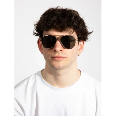 Svnx - Aviators - Gold - Khaki - Sunglasses Svnx - Aviators - Gold - Khaki - Sunglasses