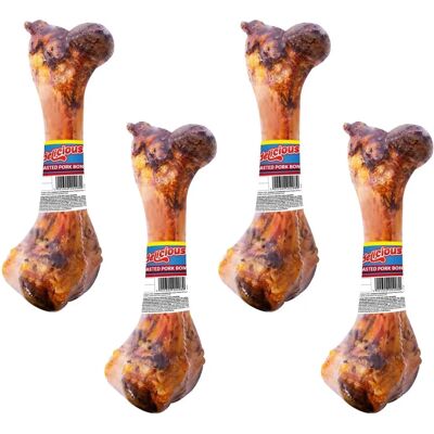 YöL - Roasted Pork Bones - 4 Pack - 20cm - dog chew YöL - Roasted Pork Bones - 4 Pack - 20cm - dog chew