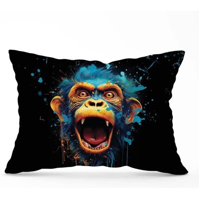 WRT Ltd - Crazy Monkey Splashart - 45cm x 45cm - Cushion WRT Ltd - Crazy Monkey Splashart - 45cm x 45cm - Cushion
