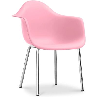 PRIVATEFLOOR Daxi Organic Pink - Dining Chair PRIVATEFLOOR Daxi Organic Pink - Dining Chair