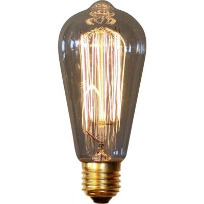 PRIVATEFLOOR Lampadina Edison Vintage - Trasparente - Stile Edison Vintage PRIVATEFLOOR Lampadina Edison Vintage - Trasparente - Stile Edison Vintage