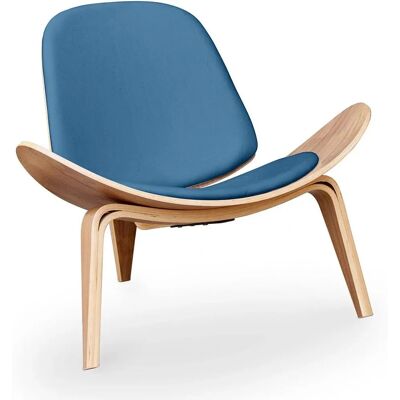 Privatefloor - Sillón - Estilo Escandinavo - Azul Oscuro Privatefloor - Sillón - Estilo Escandinavo - Azul Oscuro