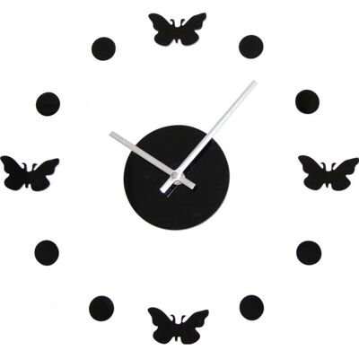 PRIVATEFLOOR Reloj de Pared Mariposa 4 - Reloj de Pared de Acrílico y Plástico PRIVATEFLOOR Reloj de Pared Mariposa 4 - Reloj de Pared de Acrílico y Plástico
