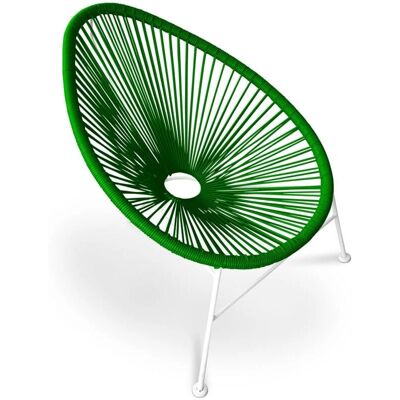 PRIVATEFLOOR Chaise de Jardin - Acapulco Vert clair - Acier, Rotin synthétique - Mobilier de jardin - Publicité PRIVATEFLOOR Chaise de Jardin - Acapulco Vert clair - Acier, Rotin synthétique - Mobilier de jardin - Publicité