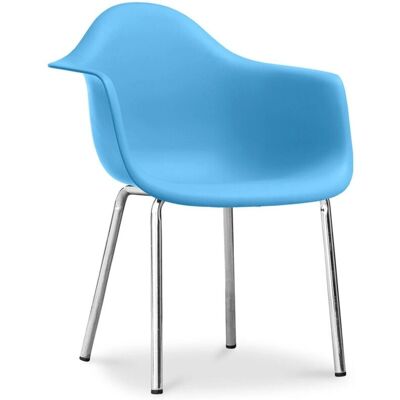 Privatefloor Daxi Scandinavian Blue Dining Chair Privatefloor Daxi Scandinavian Blue Dining Chair