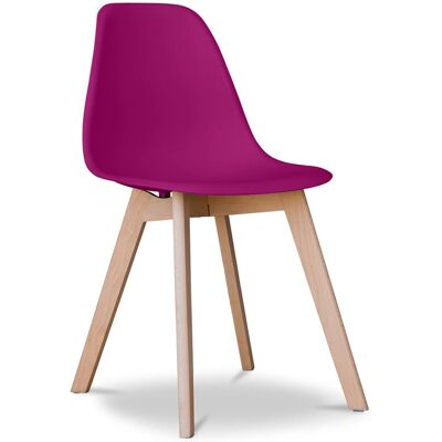 PRIVATEFLOOR Scandinavian Style Dining Chair - Denisse - Multiple Colors PRIVATEFLOOR Scandinavian Style Dining Chair - Denisse - Multiple Colors