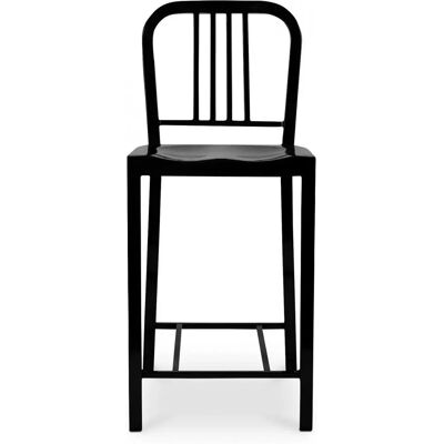 PRIVATEFLOOR Jadon Steel Bar Stool - Adjustable Backrest - 60cm PRIVATEFLOOR Jadon Steel Bar Stool - Adjustable Backrest - 60cm