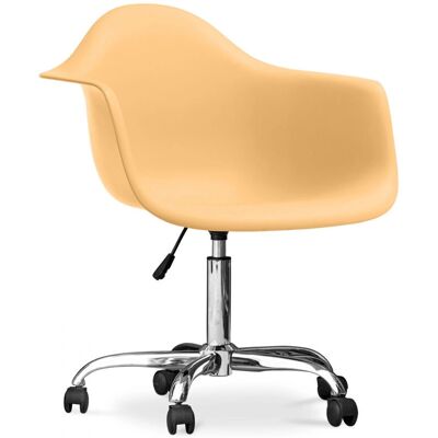 PRIVATEFLOOR Weston Pastell Orange Bürostuhl - Ergonomisch & Verstellbar PRIVATEFLOOR Weston Pastell Orange Bürostuhl - Ergonomisch & Verstellbar