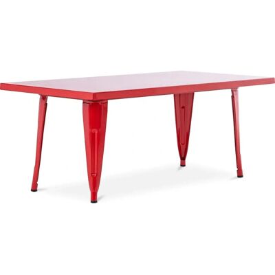 Stylix 120cm Children's Table - Industrial Design - Red Iron Stylix 120cm Children's Table - Industrial Design - Red Iron