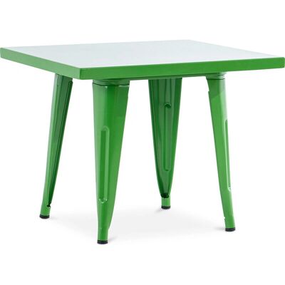 Stylix Children's Square Metal Table - Industrial - 60cm Stylix Children's Square Metal Table - Industrial - 60cm