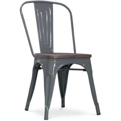 PRIVATEFLOOR Wooden Industrial Style Chair - Stylix - Dining Chair PRIVATEFLOOR Wooden Industrial Style Chair - Stylix - Dining Chair