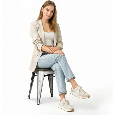Stylix - Taburete DiseƱo Industrial - Wood seat - Stool Stylix - Taburete DiseƱo Industrial - Wood seat - Stool