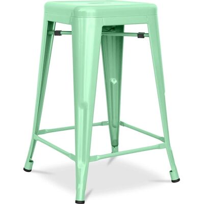 PRIVATEFLOOR Menta Tabouret de Bar en Acier Industriel - 60cm - Design Moderne - Publicité PRIVATEFLOOR Menta Tabouret de Bar en Acier Industriel - 60cm - Design Moderne - Publicité