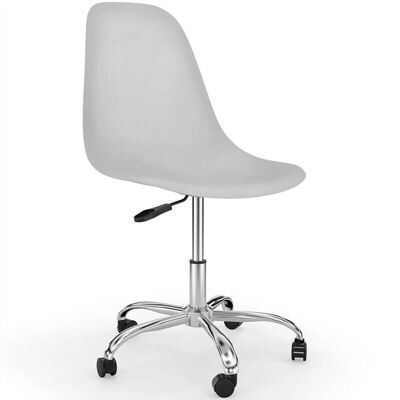 PRIVATEFLOOR Silla de Oficina Denisse - Giratoria, Ajustable en Altura, Base de Acero PRIVATEFLOOR Silla de Oficina Denisse - Giratoria, Ajustable en Altura, Base de Acero