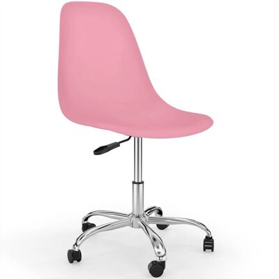 Silla de Oficina PRIVATEFLOOR - Rosa - Giratoria, Ajustable en altura - Accesorio de Escritorio Silla de Oficina PRIVATEFLOOR - Rosa - Giratoria, Ajustable en altura - Accesorio de Escritorio