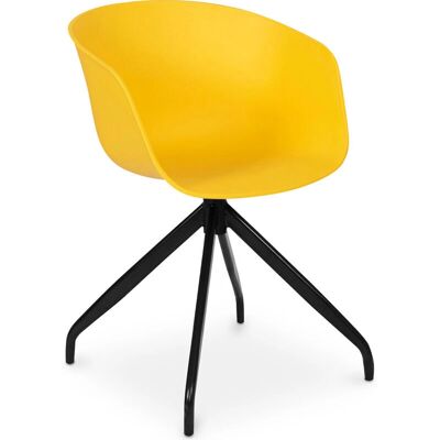 Privatefloor Joan Yellow Office Chair - Ergonomic Design Privatefloor Joan Yellow Office Chair - Ergonomic Design