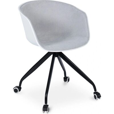 Silla de Oficina PRIVATEFLOOR Jodie - Gris - Tipo Oficina Silla de Oficina PRIVATEFLOOR Jodie - Gris - Tipo Oficina