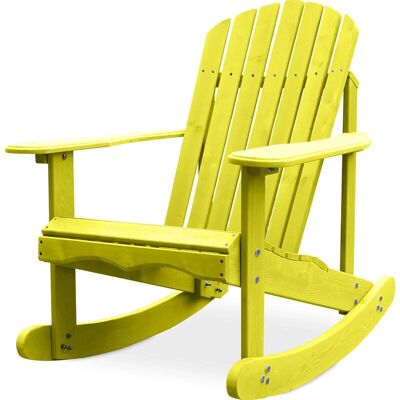 PRIVATEFLOOR Adirondack Pastel yellow Garden Chair - Garden Furniture PRIVATEFLOOR Adirondack Pastel yellow Garden Chair - Garden Furniture