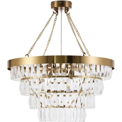 Privatefloor - Loraine - Goldfarbig - 4 Glühbirnen - Chandelier Privatefloor - Loraine - Goldfarbig - 4 Glühbirnen - Chandelier