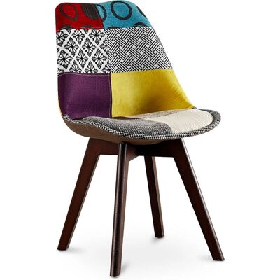 PRIVATEFLOOR Denisse Patchwork Ray Scandinavian Chair PRIVATEFLOOR Denisse Patchwork Ray Scandinavian Chair