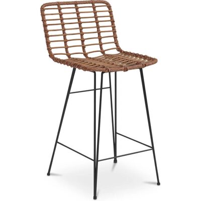 PRIVATEFLOOR Catori Boho Bali 75cm - Bar Stool PRIVATEFLOOR Catori Boho Bali 75cm - Bar Stool