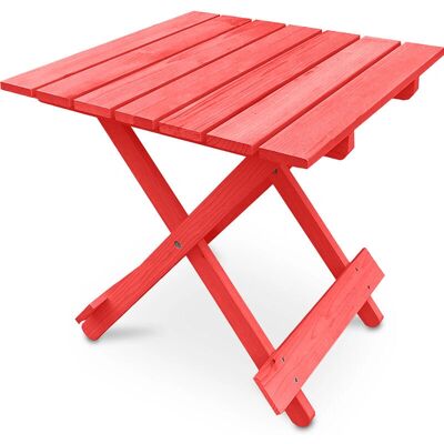 PRIVATEFLOOR Tavolo da Giardino Alana Legno di Cipresso - Stile Adirondack - 50cm PRIVATEFLOOR Tavolo da Giardino Alana Legno di Cipresso - Stile Adirondack - 50cm