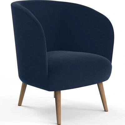 Sillón de Terciopelo Krenda - Estilo Escandinavo Sillón de Terciopelo Krenda - Estilo Escandinavo