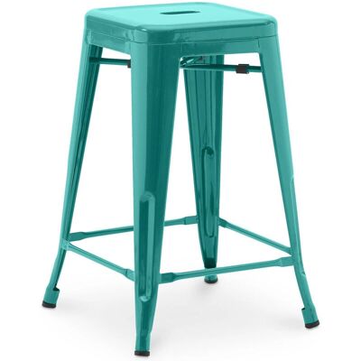 PRIVATEFLOOR Pastel green Industrieller Barhocker - Hocker PRIVATEFLOOR Pastel green Industrieller Barhocker - Hocker