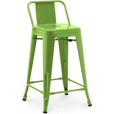 PRIVATEFLOOR Industrial Bar Stool Light Green - 60cm - New Edition PRIVATEFLOOR Industrial Bar Stool Light Green - 60cm - New Edition
