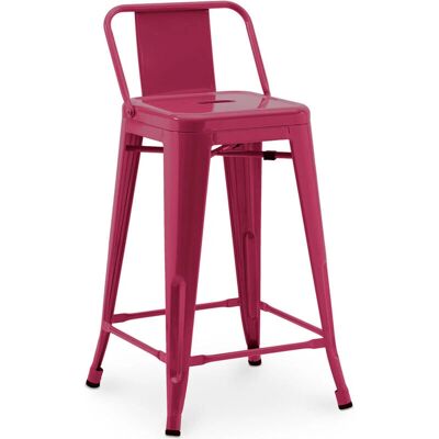 PRIVATEFLOOR Fucsia Industrieller Barhocker - Stylix - 60cm PRIVATEFLOOR Fucsia Industrieller Barhocker - Stylix - 60cm