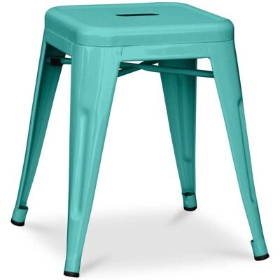 PRIVATEFLOOR Industrieller Stil 45cm Hocker Pastellgrün PRIVATEFLOOR Industrieller Stil 45cm Hocker Pastellgrün