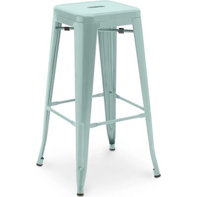 PRIVATEFLOOR Stahl Industriestuhl - 76cm - Hellgrün PRIVATEFLOOR Stahl Industriestuhl - 76cm - Hellgrün