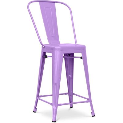 PRIVATEFLOOR Bar Stool - Industrial Design - 60cm - Viola Light - Steel PRIVATEFLOOR Bar Stool - Industrial Design - 60cm - Viola Light - Steel