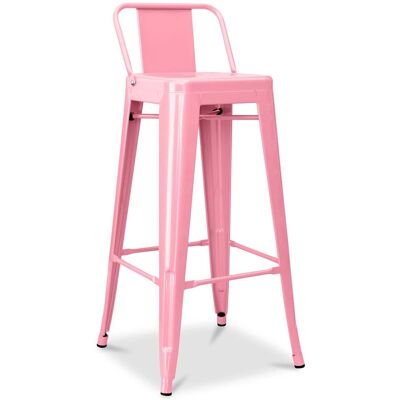 PRIVATEFLOOR Stylix Rosa - Industrial Steel Bar Stool - 76cm PRIVATEFLOOR Stylix Rosa - Industrial Steel Bar Stool - 76cm