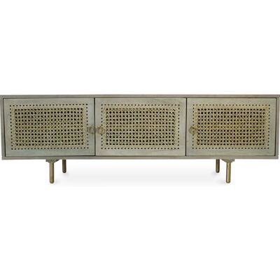 PRIVATEFLOOR Eichen Credenza - Vintage TV-Möbel - Industrieller Stil PRIVATEFLOOR Eichen Credenza - Vintage TV-Möbel - Industrieller Stil