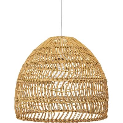 PRIVATEFLOOR Lampe suspendue en rotin naturel - Style boho Bali - 60cm - Publicité PRIVATEFLOOR Lampe suspendue en rotin naturel - Style boho Bali - 60cm - Publicité