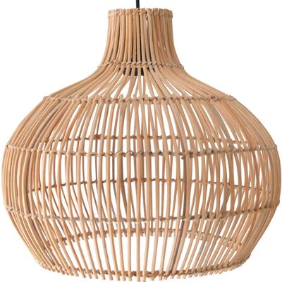 PRIVATEFLOOR Rattan Ceiling Lamp - Boho Bali Style - Natural - Ceiling Light PRIVATEFLOOR Rattan Ceiling Lamp - Boho Bali Style - Natural - Ceiling Light