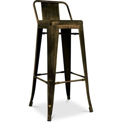 Taburete de Bar con Respaldo - Diseño Industrial - 76 cm - Edición Nueva Taburete de Bar con Respaldo - Diseño Industrial - 76 cm - Edición Nueva